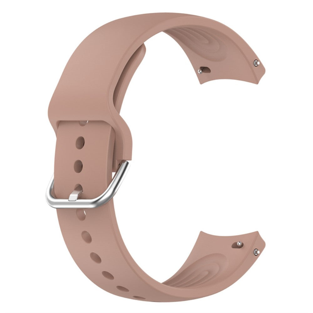 22mm Universal silicone watch strap with metal buckle - Pink#serie_10