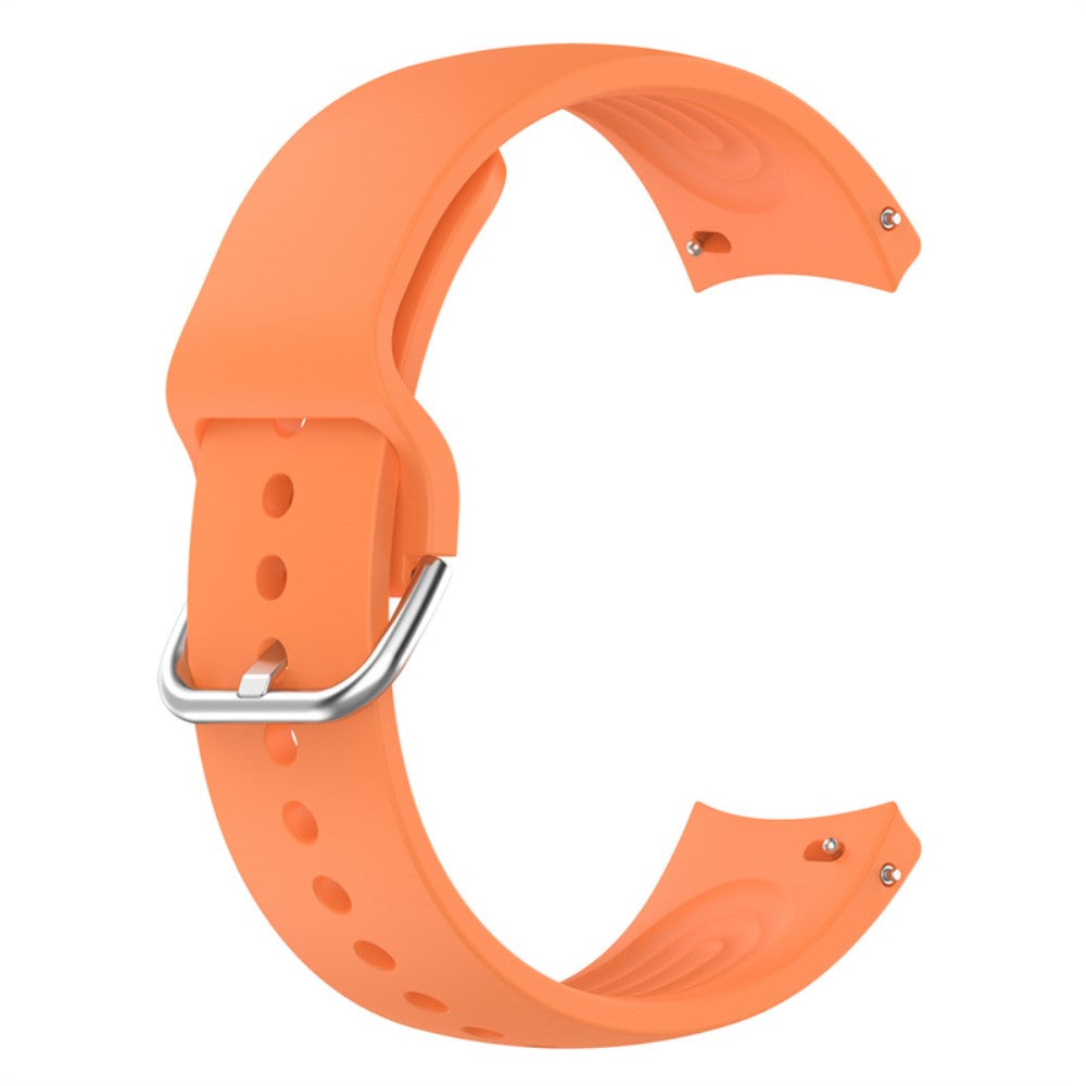 22mm Universal silicone watch strap with metal buckle - Orange#serie_2
