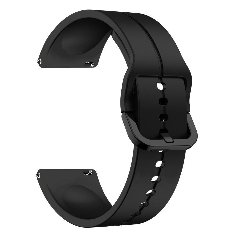 20mm silicone strap for Samsung and Huawei watch - Black#serie_4