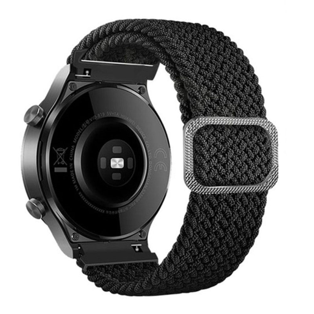 22mm Universal nylon strap with buckle - Black#serie_8