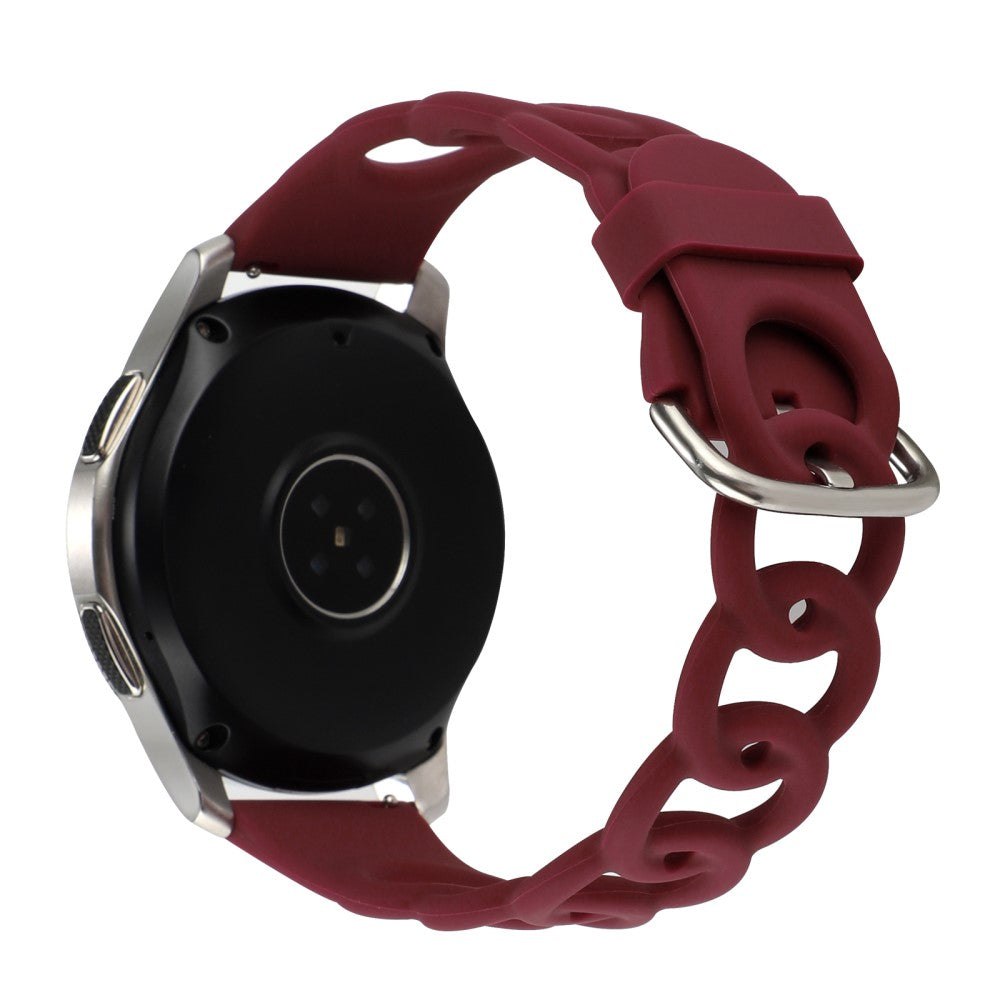 22mm Universal donut hollow strap - Wine Red#serie_9