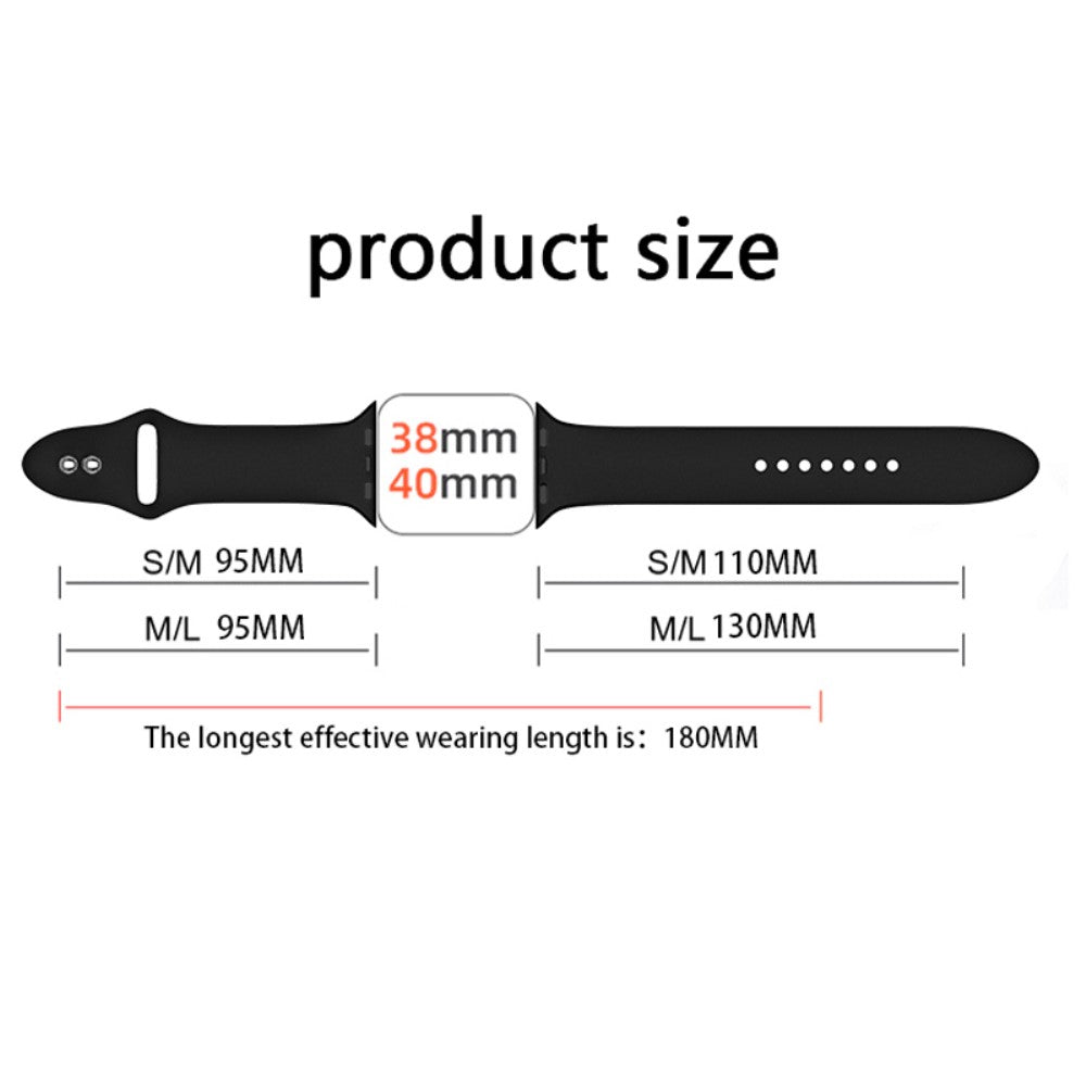 Meget cool Universal Apple Silikone Urrem - Lilla#serie_20