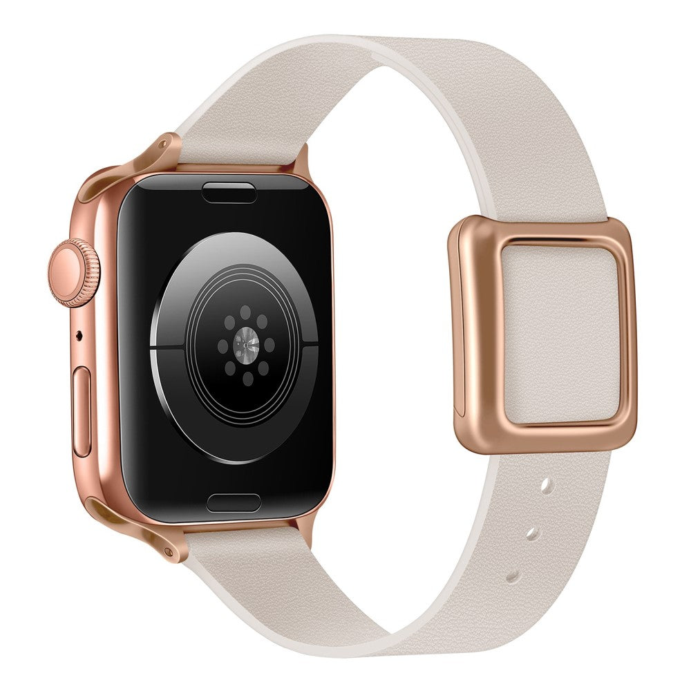 Vildt skøn Universal Apple Ægte læder Rem - Beige#serie_4