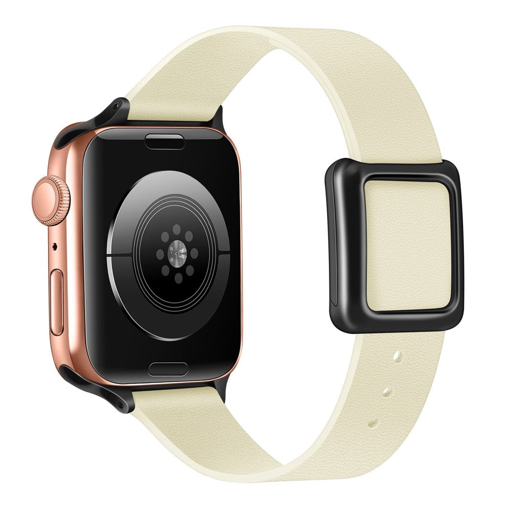 Super fantastisk Universal Apple Ægte læder Rem - Hvid#serie_5