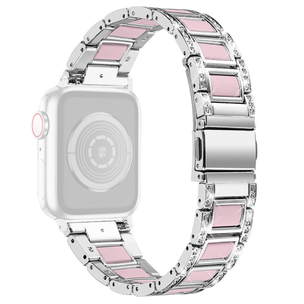 Helt vildt fint Universal Apple Metal og Rhinsten Rem - Pink#serie_3