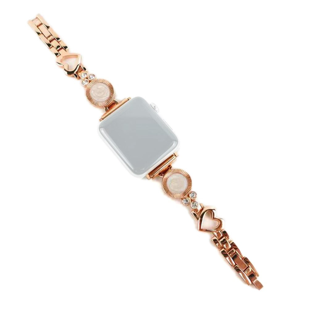 Holdbart Universal Apple Metal og Rhinsten Rem - Pink#serie_1