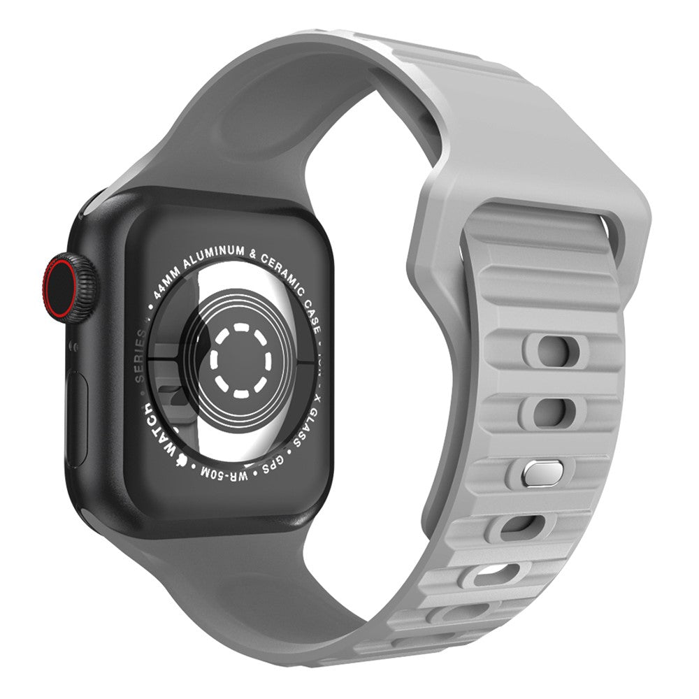 Meget nydelig Universal Apple Silikone Rem - Sølv#serie_7