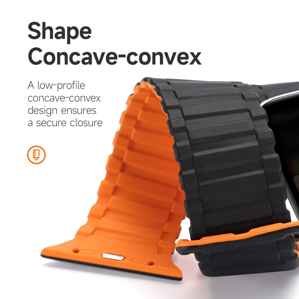 Tidsløst Universal Apple Silikone Rem - Orange#serie_1