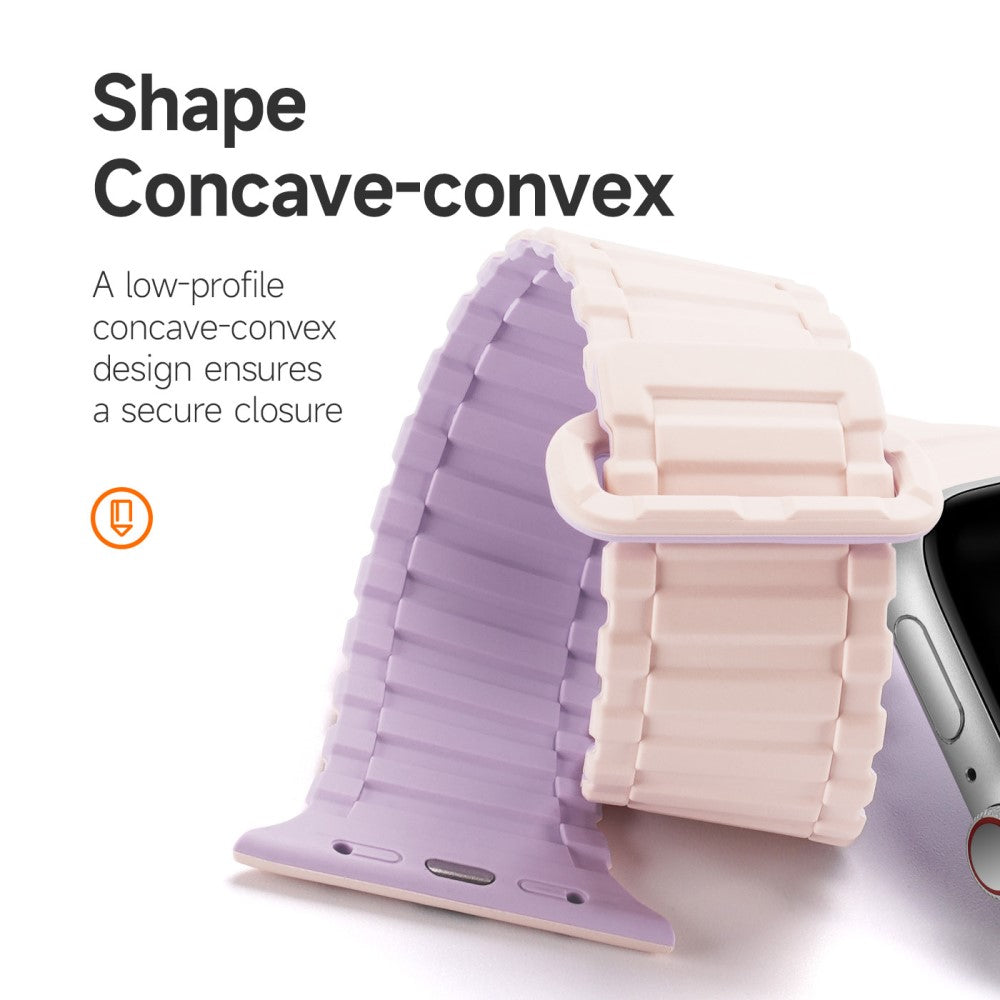 Tidsløst Universal Apple Silikone Rem - Pink#serie_2