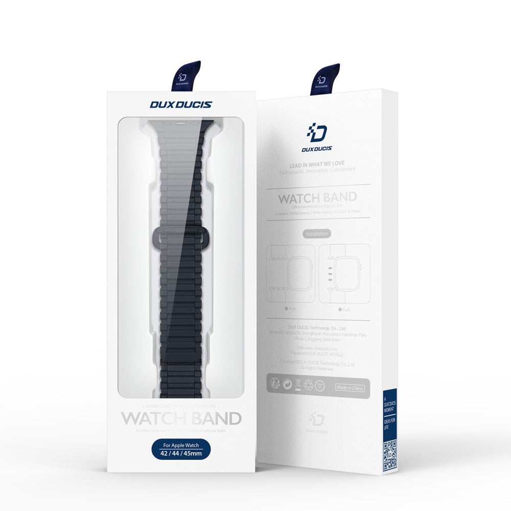 Tidsløst Universal Apple Silikone Rem - Blå#serie_4