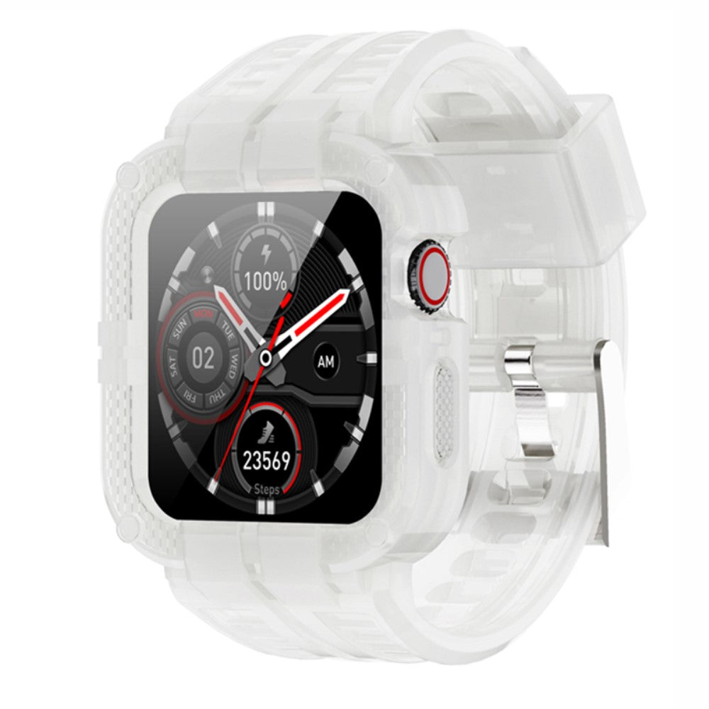 Glimrende Universal Apple Silikone Rem - Gennemsigtig#serie_8