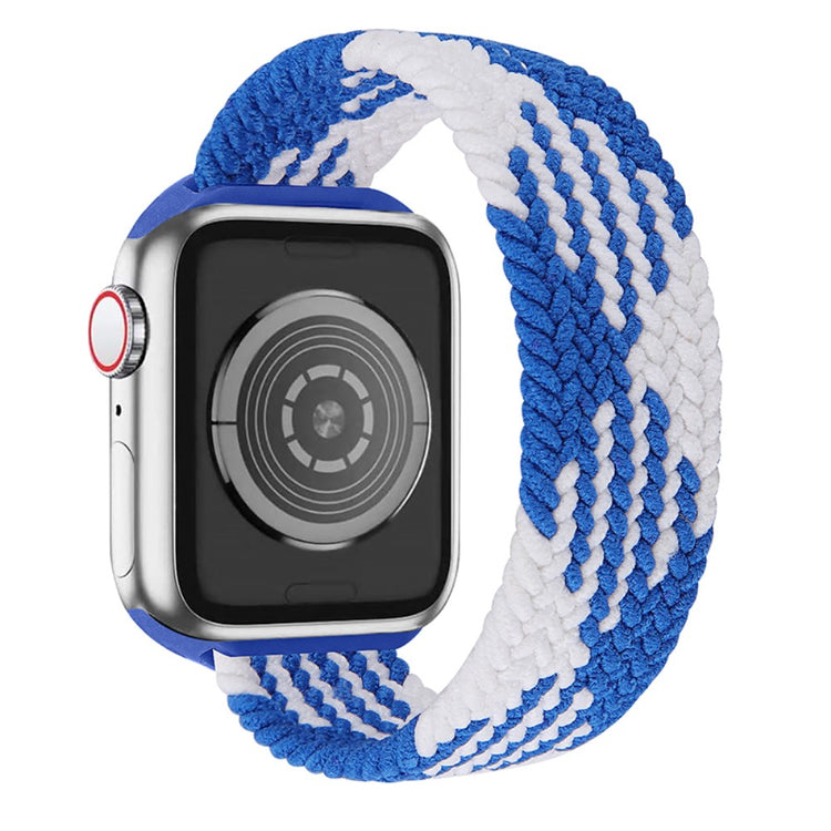 Meget elegant Apple Watch Series 7 45mm Nylon Rem - Størrelse: M - Flerfarvet#serie_14