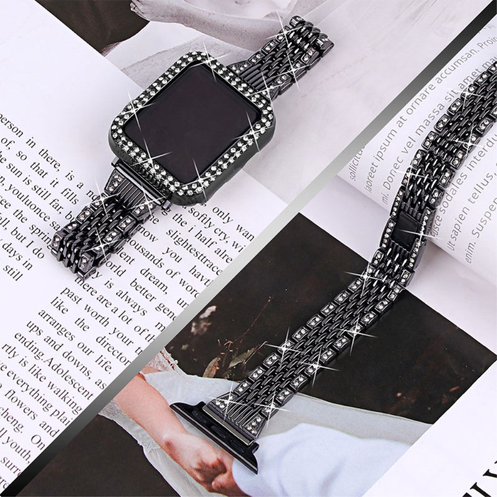 Apple Watch Series 7 45mm Metal Rem - Sort#serie_3