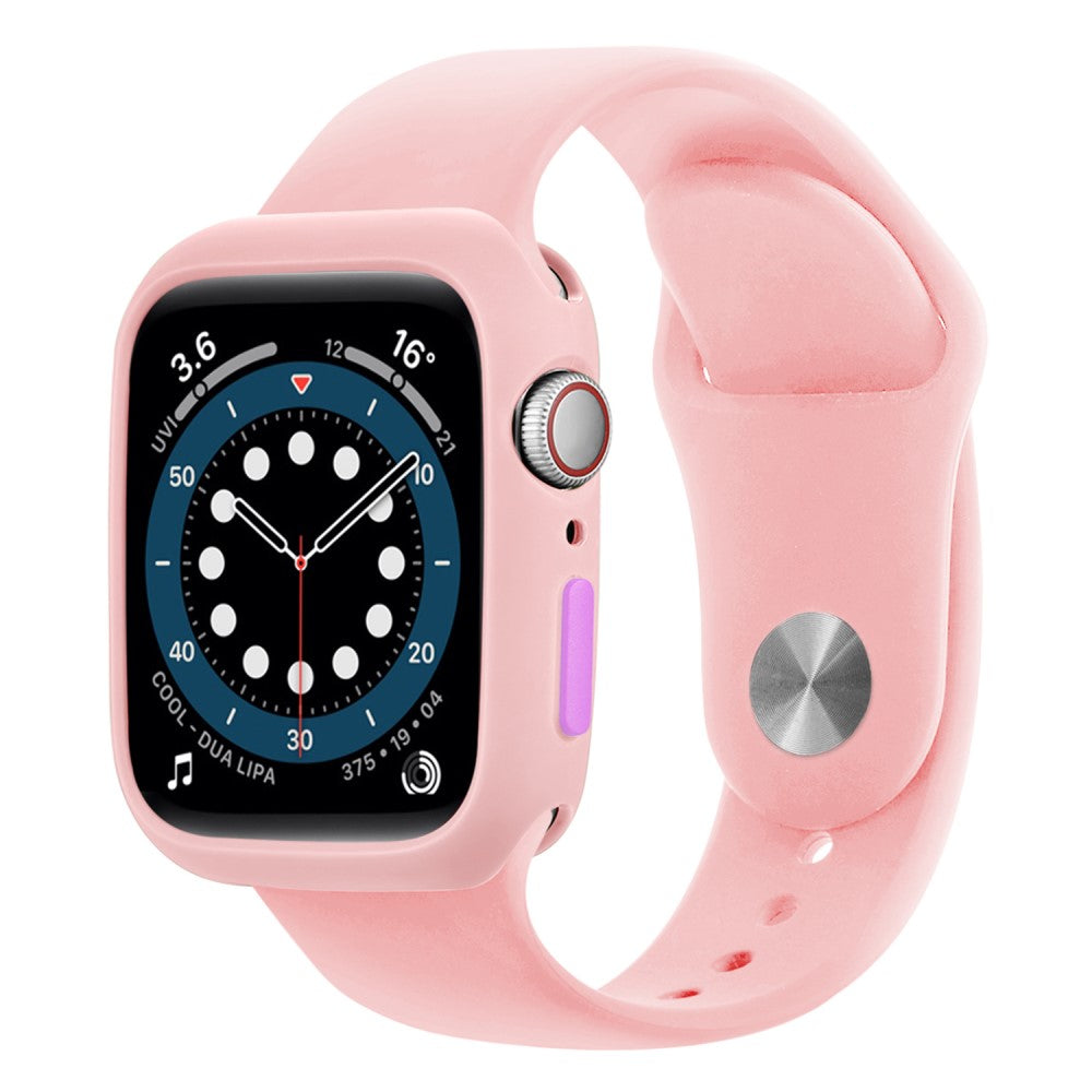Apple Watch Series 7 45mm  Silikone Bumper  - Pink#serie_11