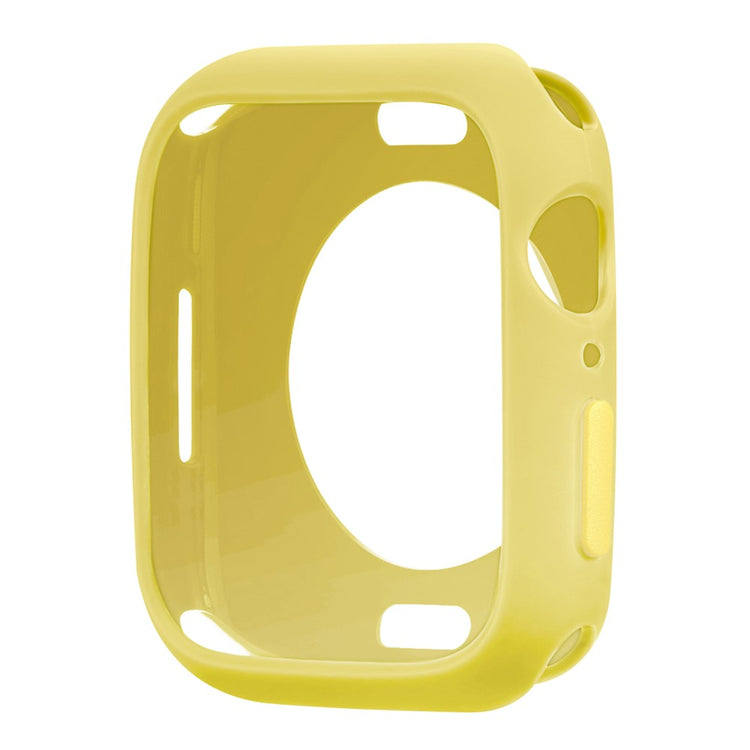 Apple Watch Series 7 45mm  Silikone Bumper  - Gul#serie_13