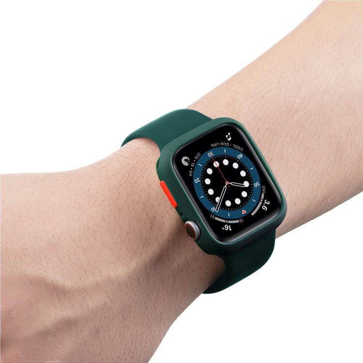 Apple Watch Series 7 45mm  Silikone Bumper  - Grøn#serie_17