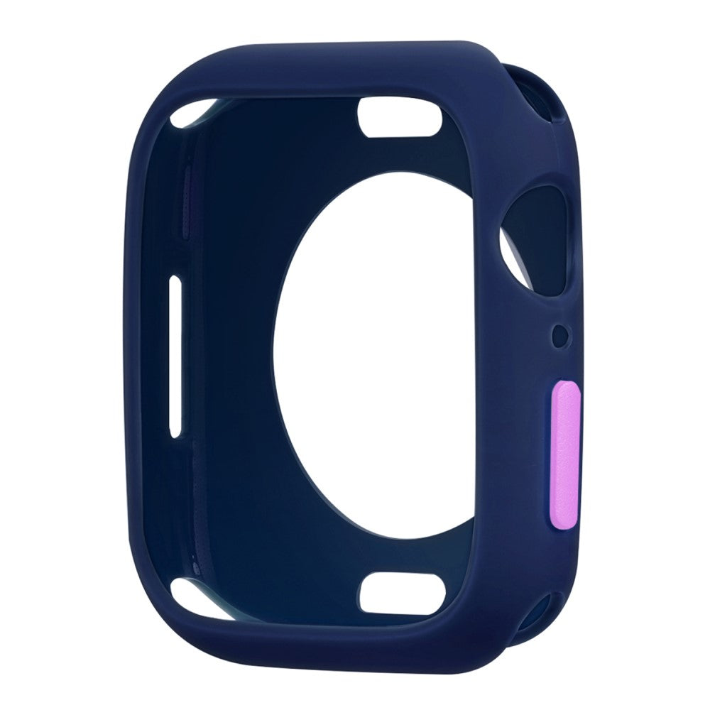 Apple Watch Series 7 45mm  Silikone Bumper  - Blå#serie_19