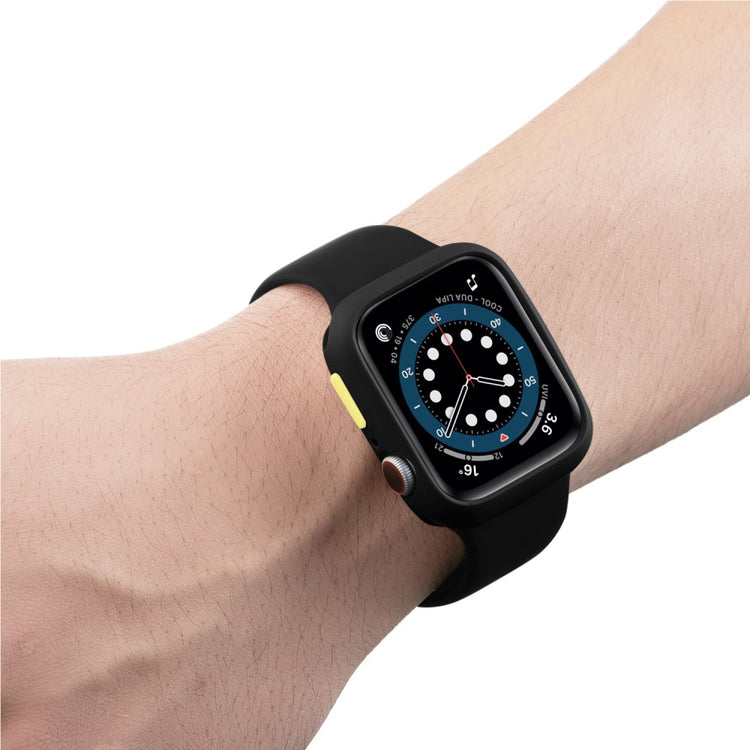 Apple Watch Series 7 45mm  Silikone Bumper  - Sort#serie_3