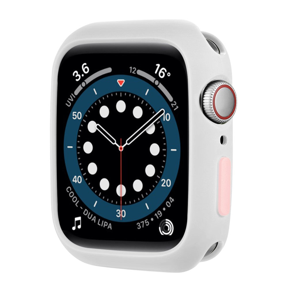 Apple Watch Series 7 45mm  Silikone Bumper  - Hvid#serie_6