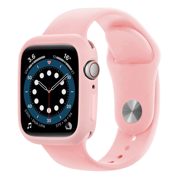 Apple Watch Series 7 45mm  Silikone Bumper  - Pink#serie_9