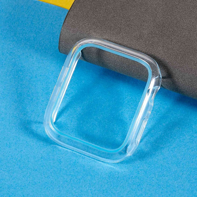 Hvid Apple Watch Series 7 45mm Silikone Cover#serie_1