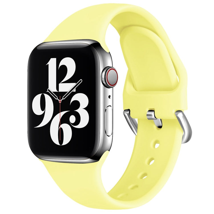 Vildt hårdfør Apple Watch Series 7 45mm Silikone Rem - Gul#serie_6