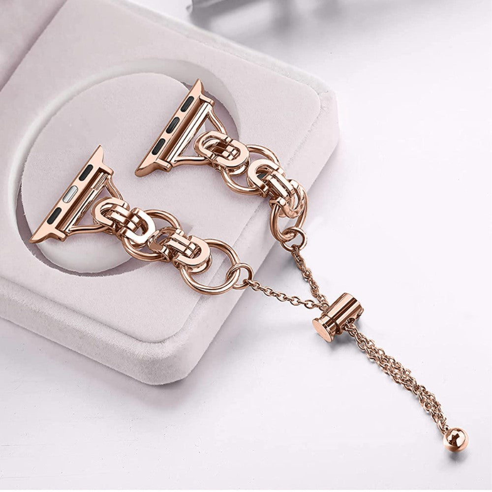 Super pænt Apple Watch Series 7 45mm Metal Rem - Pink#serie_5