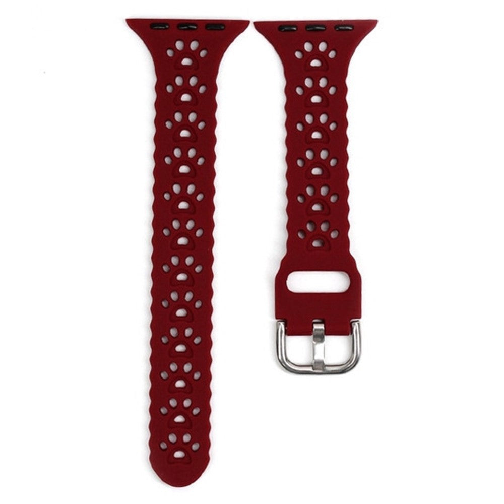 Eminent Apple Watch Series 7 45mm Silikone Rem - Rød#serie_9