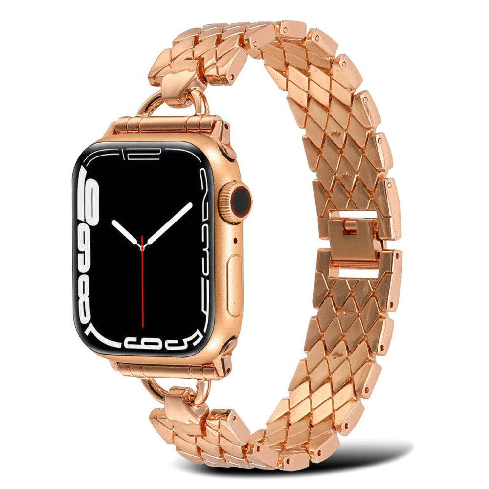 Stilren Apple Watch Series 7 45mm Metal Urrem - Pink#serie_3