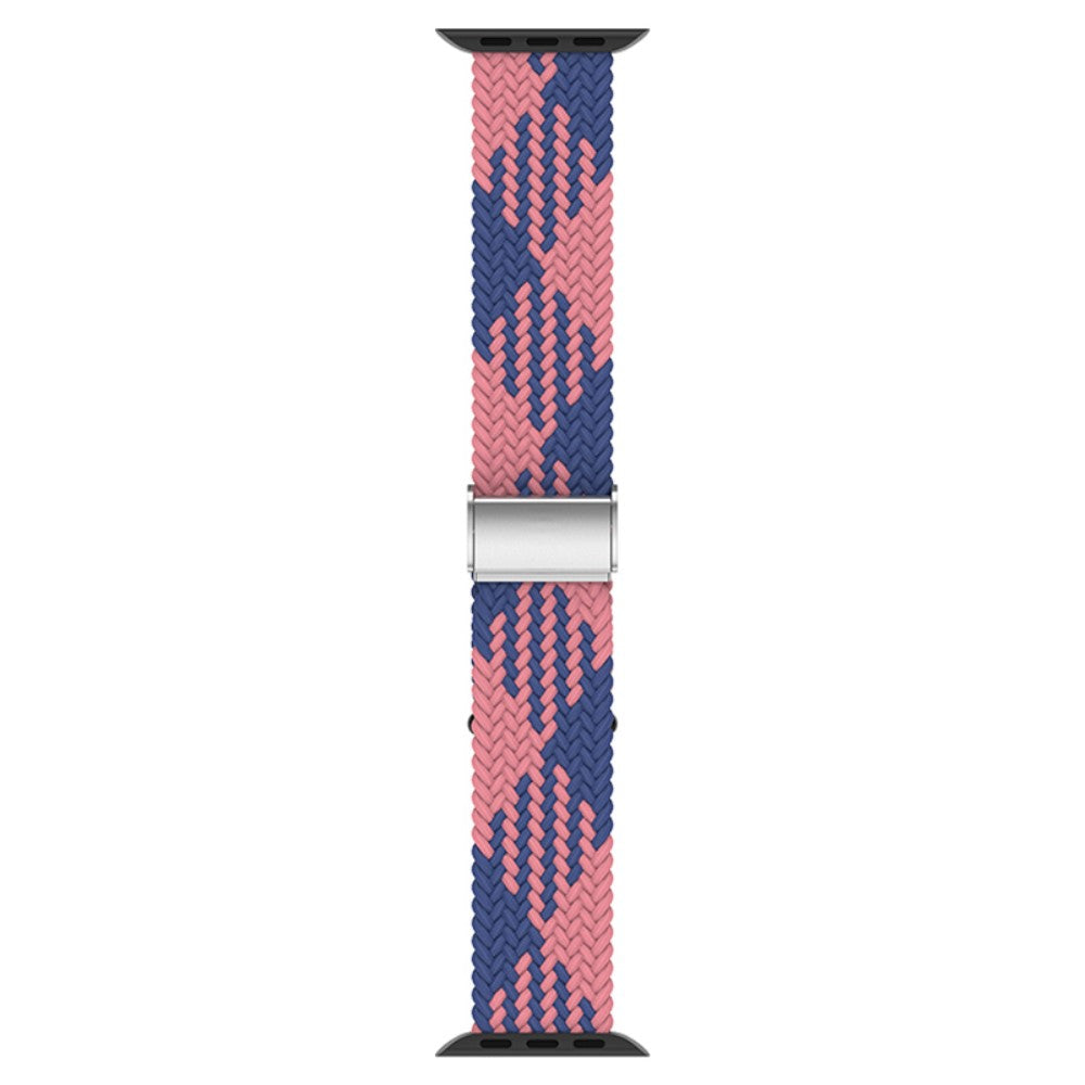 Rigtigt hårdfør Apple Watch Series 7 45mm Stof Urrem - Flerfarvet#serie_19
