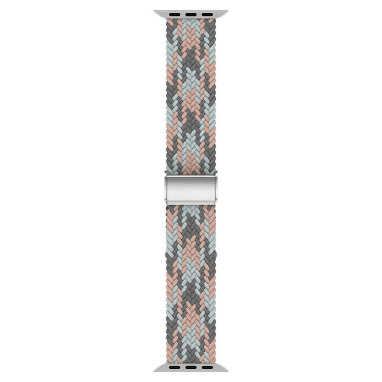 Rigtigt hårdfør Apple Watch Series 7 45mm Stof Urrem - Sølv#serie_2