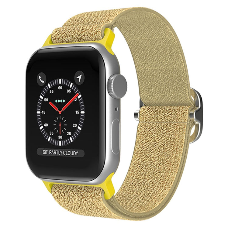 Mega fint Apple Watch Series 7 45mm Stof Urrem - Guld#serie_6