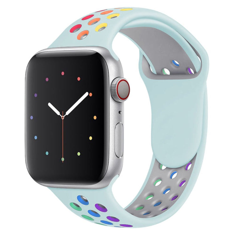 Meget fed Apple Watch Series 7 45mm Silikone Urrem - Blå#serie_7