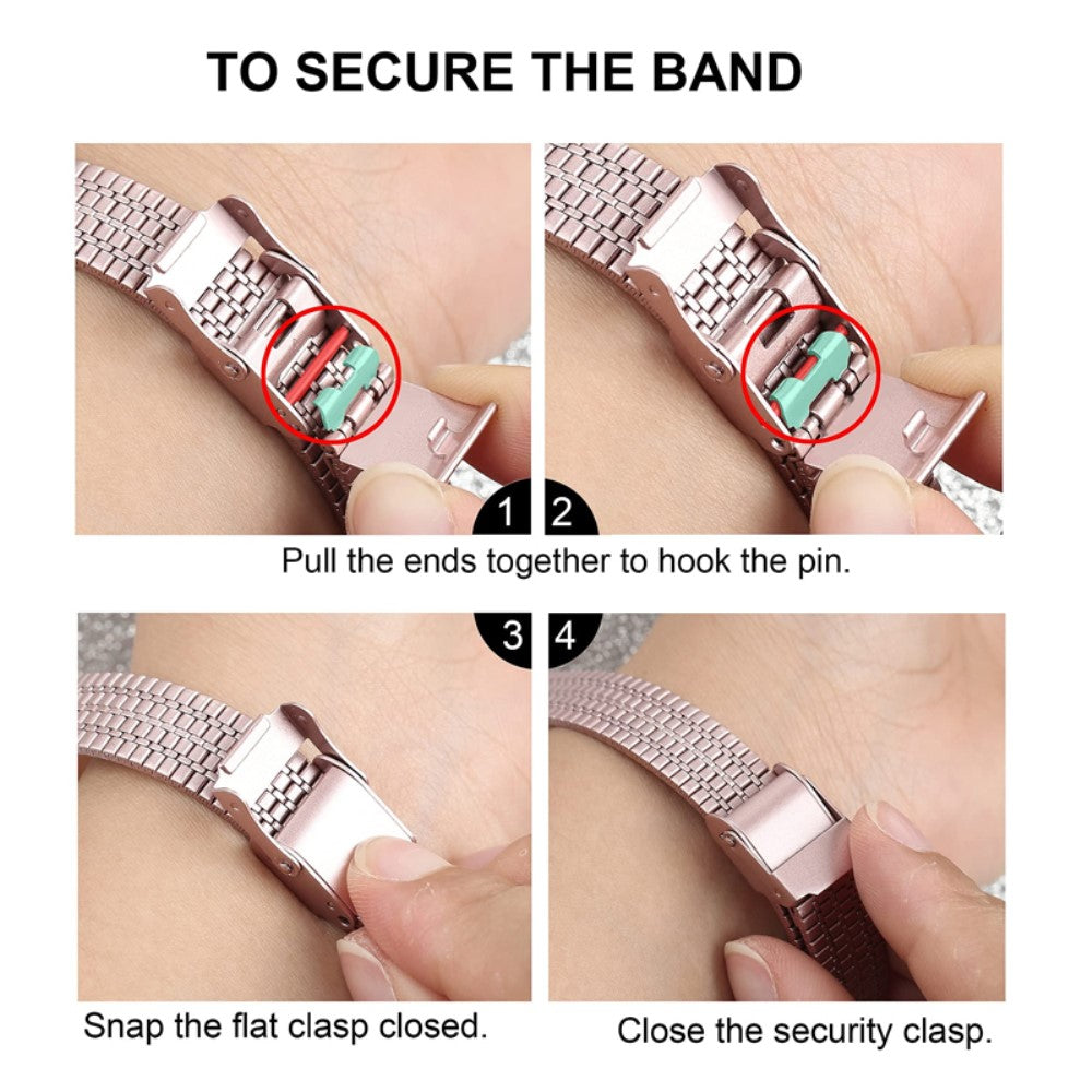 Helt vildt smuk Apple Watch Series 7 45mm Metal Urrem - Guld#serie_2