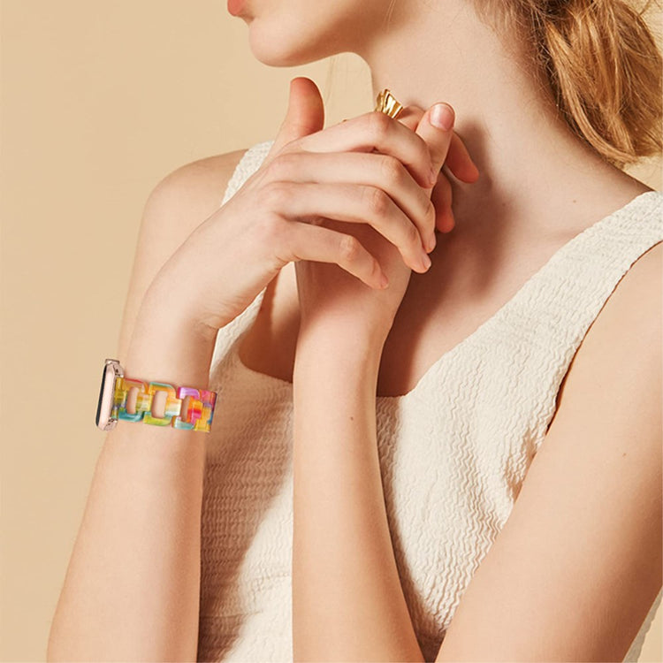 Elegant Apple Watch Series 7 45mm  Urrem - Flerfarvet#serie_1