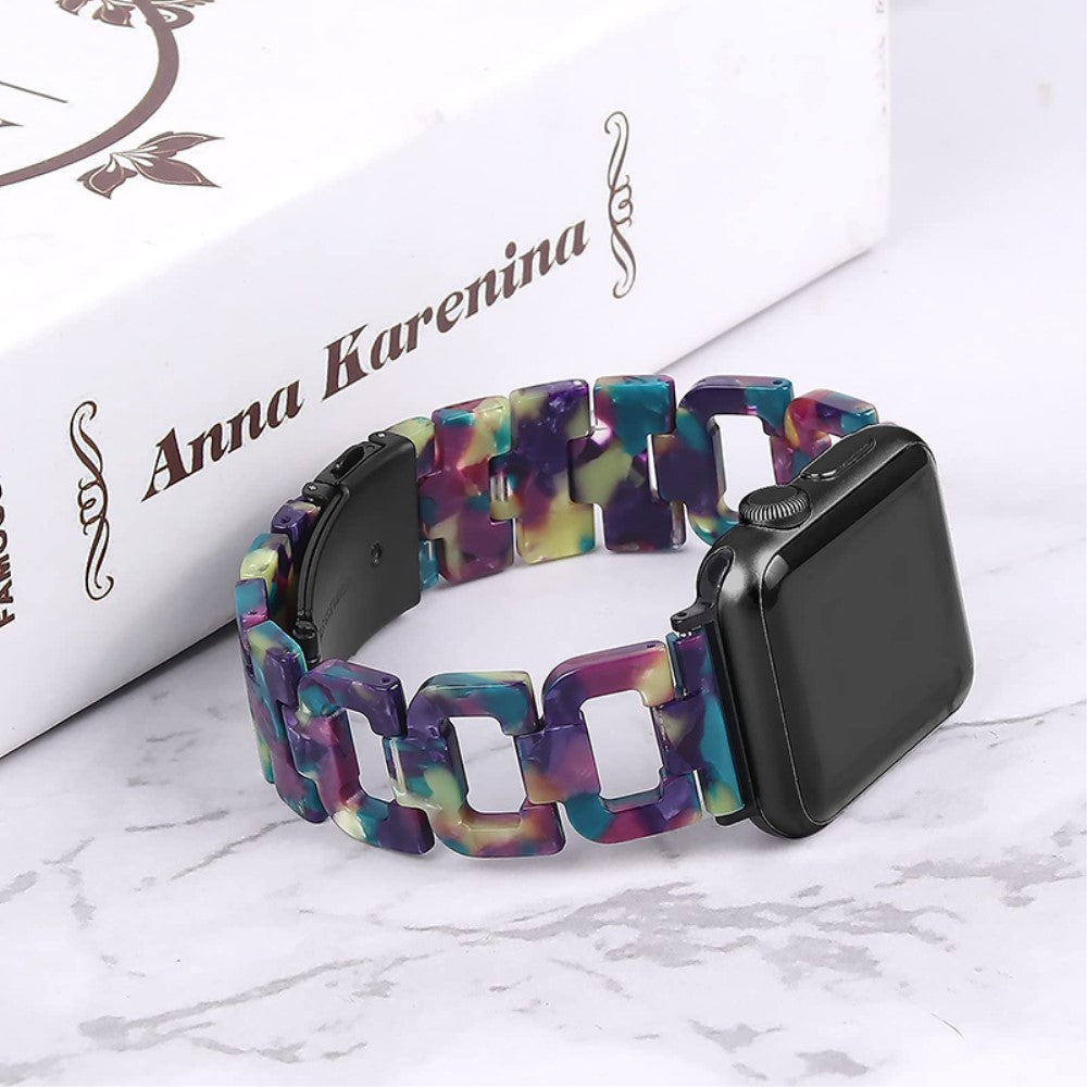 Elegant Apple Watch Series 7 45mm  Urrem - Lilla#serie_10