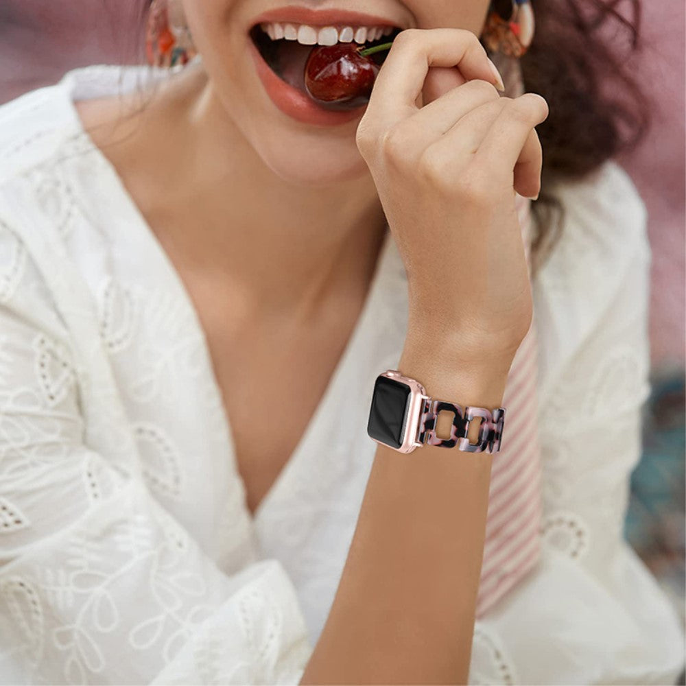 Elegant Apple Watch Series 7 45mm  Urrem - Pink#serie_4