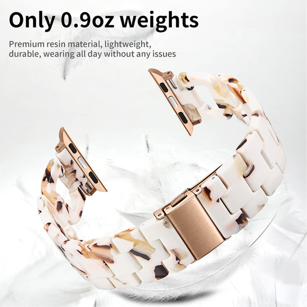 Elegant Apple Watch Series 7 45mm  Urrem - Brun#serie_6