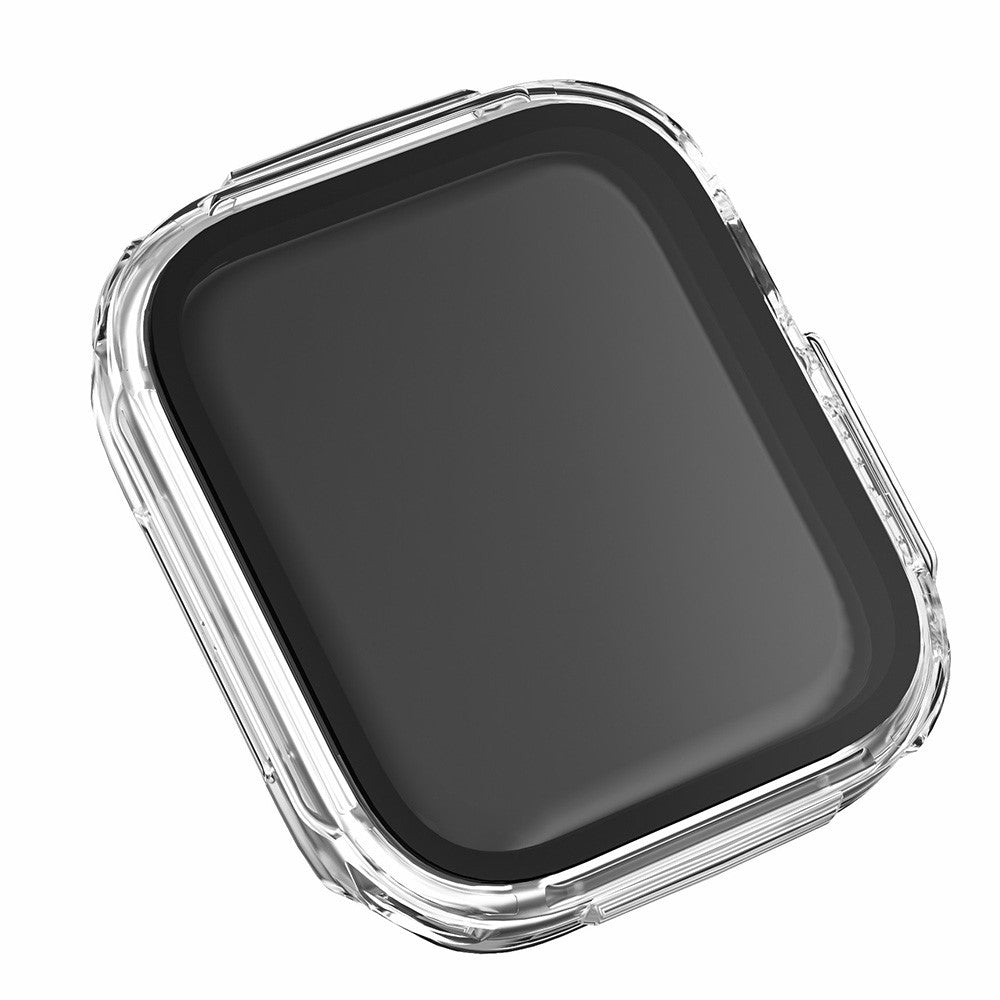 Rigtigt Fint Apple Watch Series 7 45mm Cover med Skærmbeskytter i Plastik og Hærdet Glas - Gennemsigtig#serie_6