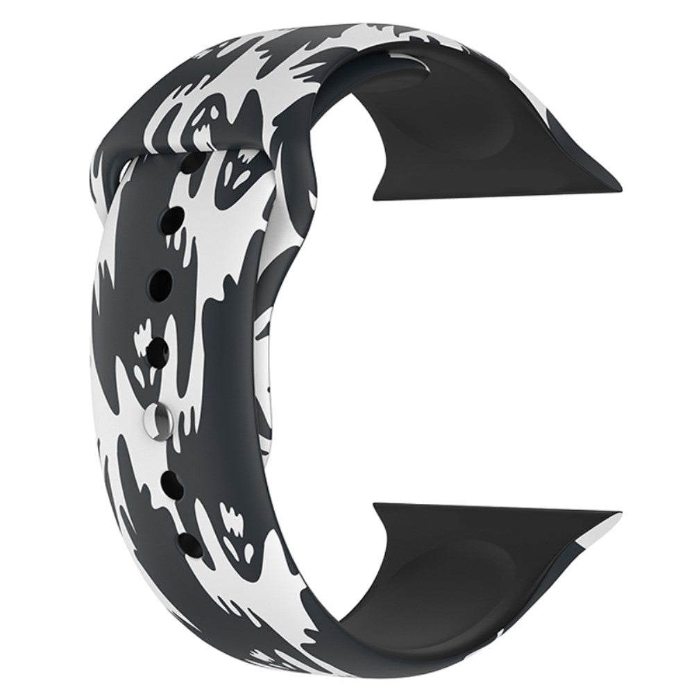 Super nydelig Universal Apple Silikone Rem - Sort#serie_7