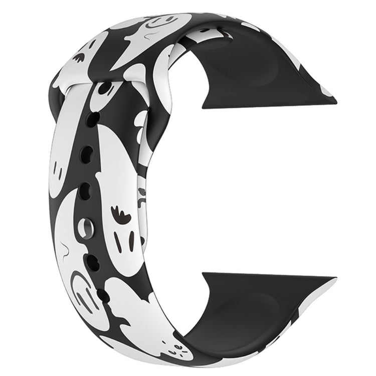 Super nydelig Universal Apple Silikone Rem - Hvid#serie_8