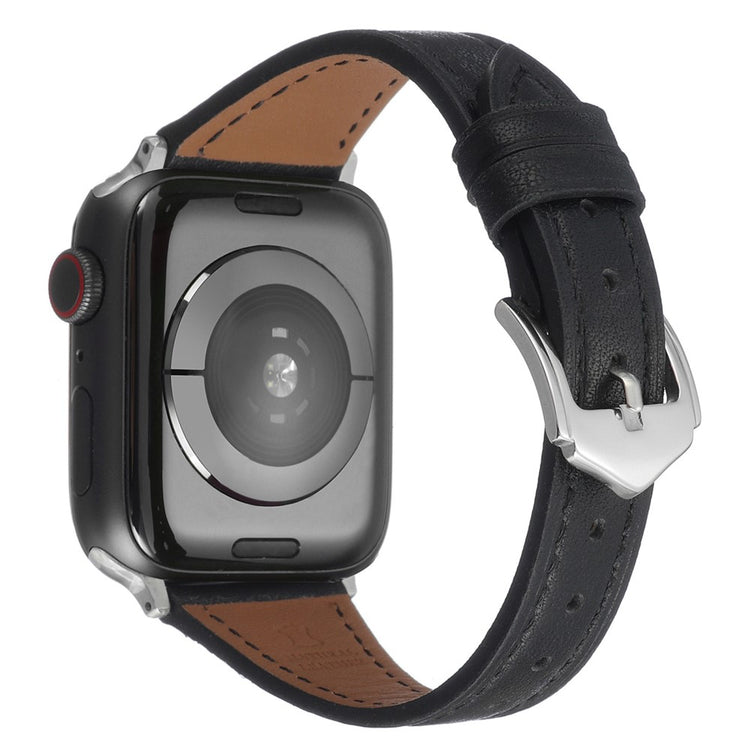 Helt vildt fint Universal Apple Ægte læder Rem - Sort#serie_1