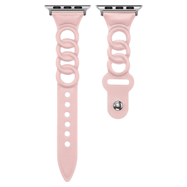 Superflot Universal Apple Ægte læder Rem - Pink#serie_4