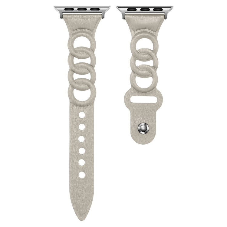 Superflot Universal Apple Ægte læder Rem - Hvid#serie_5