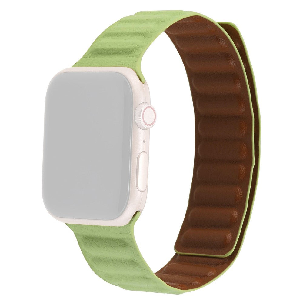 Meget cool Universal Apple Ægte læder Rem - Grøn#serie_3