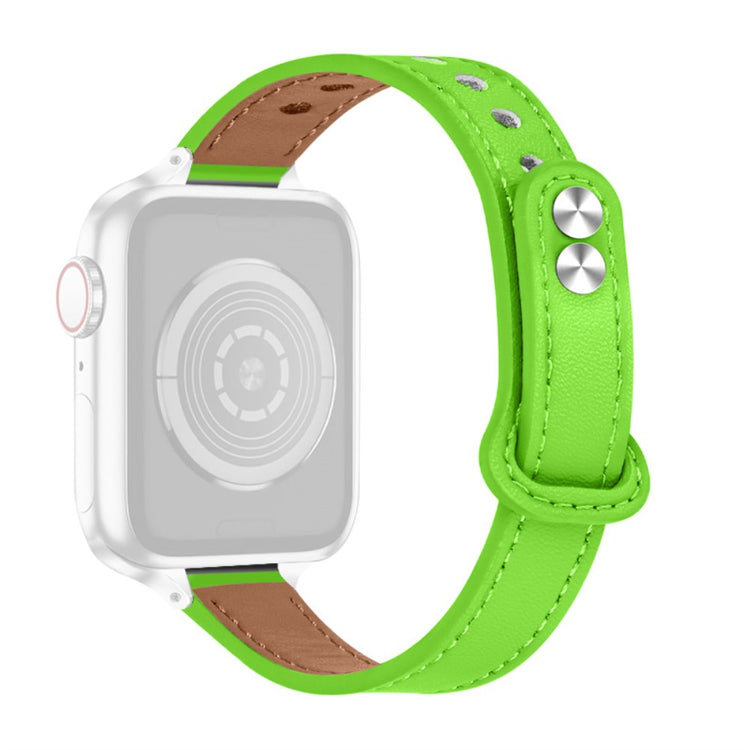 Helt vildt fed Universal Apple Ægte læder Urrem - Grøn#serie_9