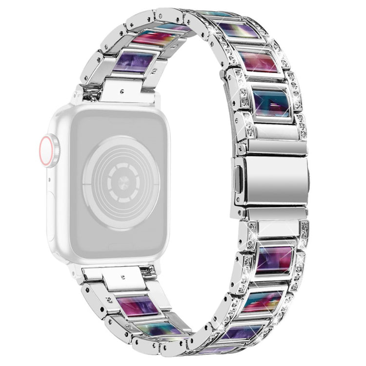 Rigtigt pænt Universal Apple Metal og Rhinsten Rem - Flerfarvet#serie_9