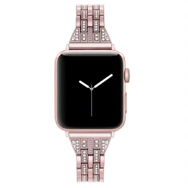 Helt vildt pænt Universal Apple Metal og Rhinsten Rem - Pink#serie_2