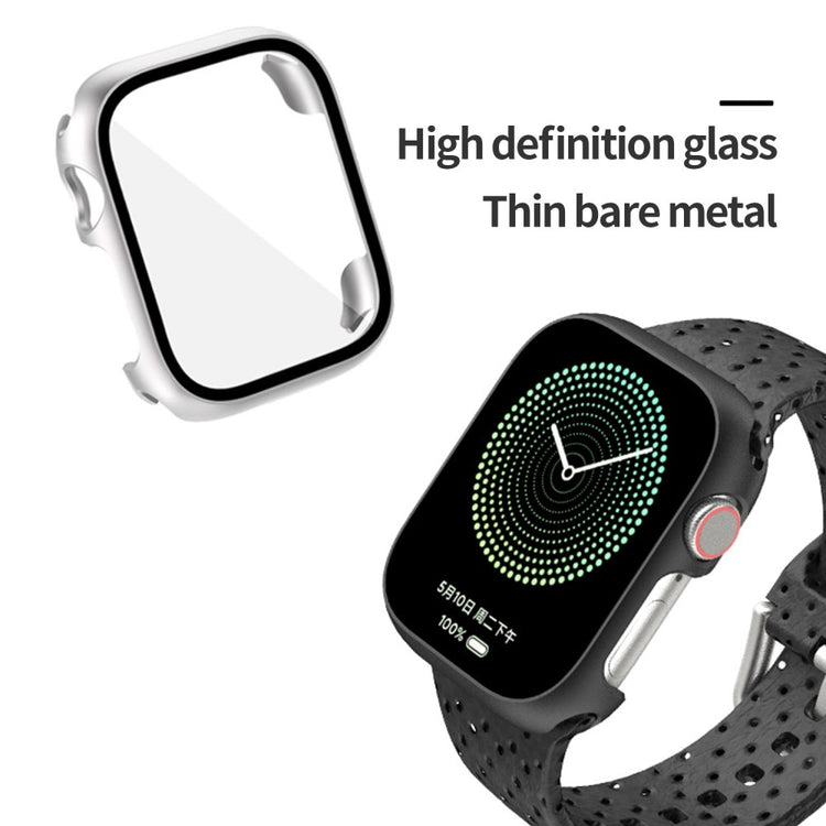 Vildt Fint Universal Apple Cover med Skærmbeskytter i Plastik og Hærdet Glas - Sølv#serie_3