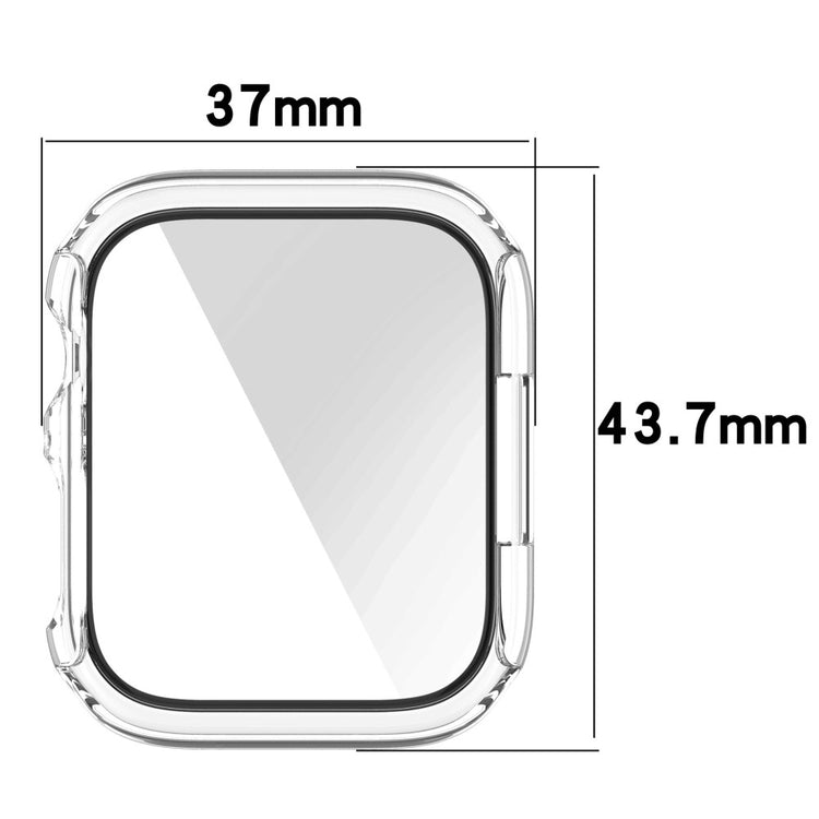 Vildt Fint Universal Apple Cover med Skærmbeskytter i Plastik og Hærdet Glas - Gennemsigtig#serie_5